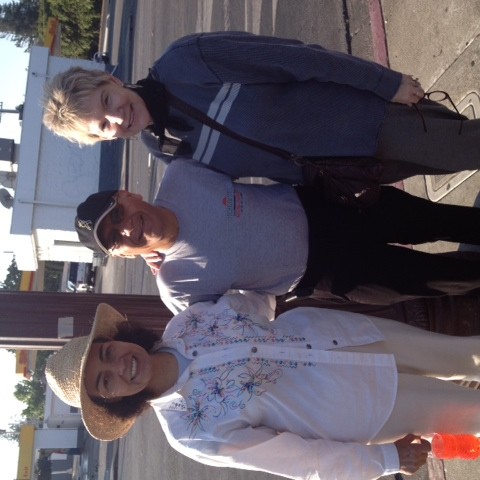 Maria, Marco,& Cristina in Redwood City.